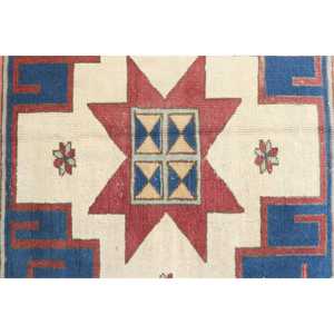0.6x9.6 ft Rug, Vintage Turkish <b>Runner</b> Rug, <b>Red</b> Wool Rug - Product Image 4