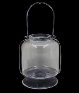 Lanterne décorative unique faite main de support de bougie de fer de conception moderne sans nickelé de T-lumière adaptée aux besoins du client - Product Image 4