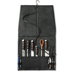 กระเป๋าเก็บมีดหนังแท้ KBS GOODS ทนทาน พร้อมซับในเรียบเนียน ปรับแต่งสีและโลโก้ได้ บรรจุได้ถึง 35 ชิ้น - Product Image 3