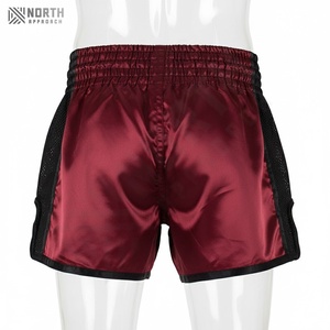 Shorts de combat thaïlandais en gros, shorts de Muay Thai, logo personnalisé pour club et boutique, haute qualité avec poches, shorts d'été pour hommes - Product Image 3