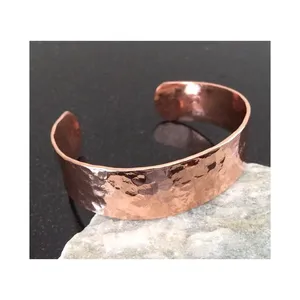 2026 Artisan brass kada handmade <b>Copper</b> Bracelets Open <b>Bangles</b> for Ladies Healing Handmade Bracelet <b>Copper</b> Summer Jewelry - Product Image 3