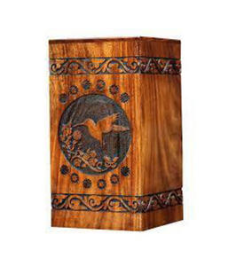 Modern Handmade Wooden Cremation <b>Urns</b> Decorative Funeral Burial <b>Urns</b> for Male and Female at Low Price - Product Image 1