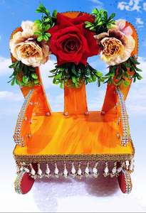 Acheter Temple en bois de teck Puja Mandir pour la maison artisanat Pooja Mandir avec double porte traditionnelle finition Antique Temple pour la maison - Product Image 2