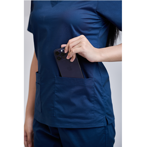 Conjunto de Uniforme Médico Unisex FMF para Uso Hospitalario, Hecho en Vietnam, 52% Algodón, 45% Poliéster, 3% Elastano, Detección de Agujas WFX-CVC - Product Image 4