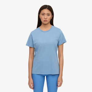 100% algodón Streetwear OEM manga corta Top proveedor camisetas al por mayor manga corta liso mujer camiseta - Product Image 1