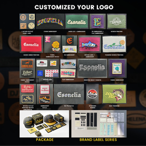 หมวกแก๊ปใส่ได้ทั้งชายและหญิง6แผงหมวกสแนปแบคแบบฮิปฮอปแบบแบนปักโลโก้3D ตามสั่ง - Product Image 5