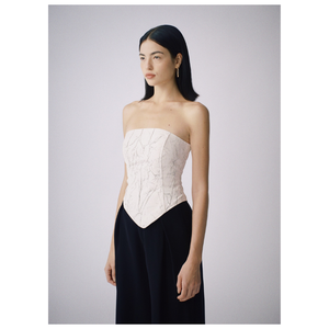 Thesoul Brand New Arrival Croptop Shirt avec Pantalon à jambes larges Haute couture en mousseline de soie Logo élégant Séchage rapide Summer ODM Supply - Product Image 1