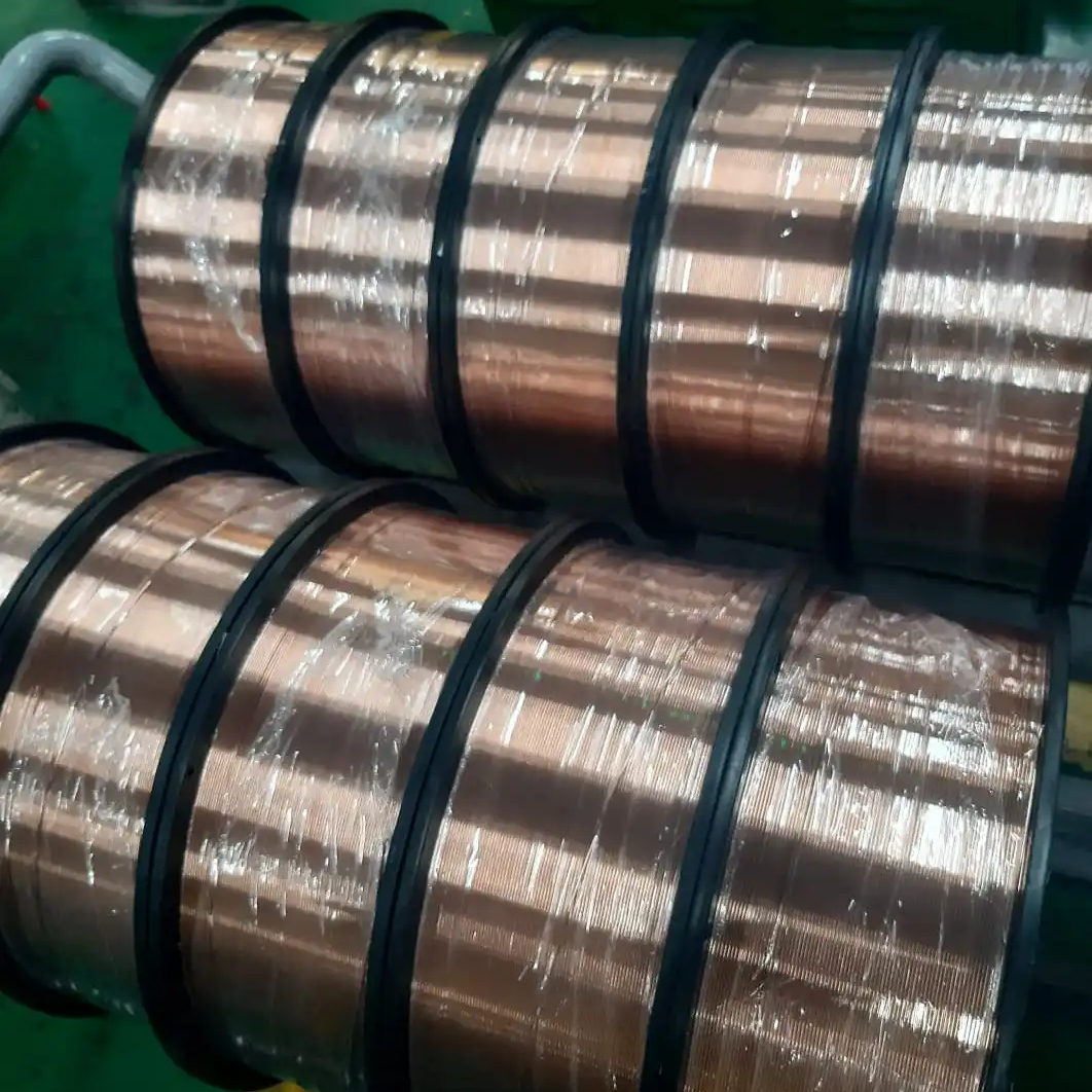 Высококачественная проволока Ws A5.18 ER 70S-6 MIG/MAG, медная проволока CO2, сварочная проволока с медным покрытием, Сварочная твердая сварочная проволока
