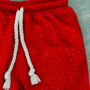 Customized 100% Cotton <b>Applique</b> Patch Distressed Embroidery Flared Sweatpants Hoodie Set Streetwear Winter Acid Wash Sun Fade - Product Image 4