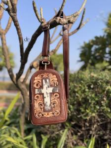 Nuevo Bolso de Hombro de Cuero Hecho a Mano, Bolso de Viaje Elegante y Moderno, Piel con Pelo, Fácil de Llevar, Multiusos - Product Image 5