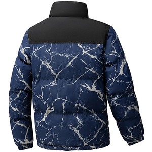 Warm Thick High Quality Unisex Winter Puffer Jacket Hooded <b>Canvas</b> 100% Nylon Waterproof Wholesale - Product Image 2