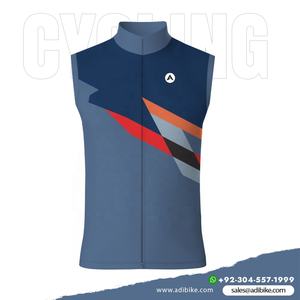 Maillot de cyclisme sans manches sur mesure avec ajustement de compression et fonction coupe-vent Fabricant OEM - Product Image 2