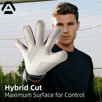 Gants de gardien de but de football à doigts plats sur mesure, gants de gardien de but de football de la plus haute qualité par AMAZING INDUSTRIES