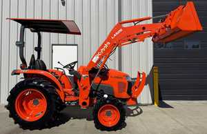 Tracteur agricole compact Kubota L2501 24,8 CV 4 roues motrices, moteur diesel D1703, tracteur utilitaire agricole - Product Image 2