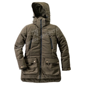 Veste de chasse d'hiver unie 2026 en gros, respirante et chaude, avec capuche, logo de marque personnalisé pour l'extérieur, en toile 100 % coton - Product Image 1