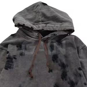 Survêtements de détresse pour hommes, de couleur unie, à prix de gros, survêtements de quantité minimale de commande bas pour hommes. - Product Image 5