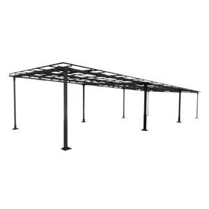 Cochera Metálica Doble para 2 Autos BLIKIR RCP-2 con Estructura de Acero Galvanizado Resistente y Base de Montaje - Product Image 1