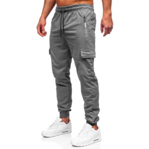 Pantalons de survêtement en molleton à taille mi-haute pour homme, logo personnalisé brodé, 100% coton, et joggings unisexes - Product Image 1