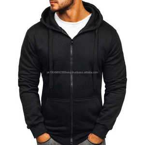 Sweats à capuche pour hommes, fermeture éclair intégrale, sweats à capuche surdimensionnés pour hommes, logo personnalisé, sweats à capuche unis, sweats à capuche à panneaux - Product Image 3