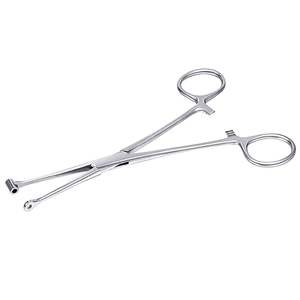 Tragus Septum Forceps Bucket End Tragus Septum Abrazadera Alicates en joyería de acero inoxidable Herramienta de perforación corporal - Product Image 1