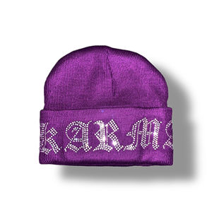 Gorro de Punto Unisex para Invierno con Diseño Animal, Gorro Personalizado de Alta Calidad con Logotipo Adornado con Pedrería, Poliéster/Algodón Digital para Playa - Product Image 2