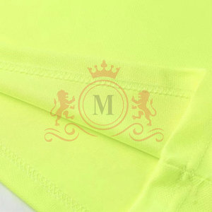 Camiseta de Fútbol para Hombre, Cuello en V, Verde Neón, Manga Corta, Poliéster que Absorbe la Humedad, Corte Regular, Ropa Deportiva de Verano - Product Image 5
