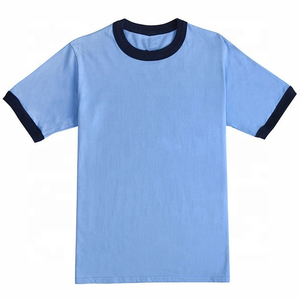 เสื้อยืดผู้ชายผ้าฝ้าย100% ใส่ได้ทั้งชายและหญิงเสื้อแขนสั้นสองสีโทนเหมาะกับชายและหญิง - Product Image 4