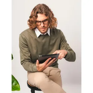 Sweat-shirt en coton bio durable, sweats à capuche promotionnels verts et articles promotionnels - Product Image 2