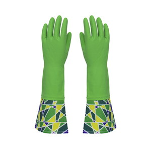 Guantes Largos de Látex de Algodón <span class=keywords><strong>AIBON</strong></span> Negros, Gruesos, para Máquinas, para Limpieza Industrial - Product Image 3