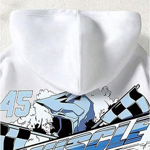 Sweat à capuche polaire de mode pour un usage quotidien épais 500gsm sweat à capuche lourd approvisionnement direct d'usine fait pour l'impression ou la broderie - Product Image 3