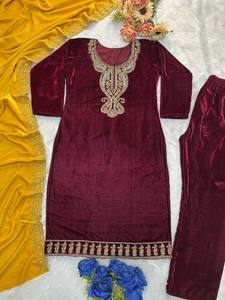 DESIGNER PARTY WEAR <b>TOP</b> AND PLAZO WITH FANCY DUPPATA - Product Image 5