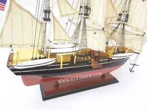 Gia Nhien Fabricant Approuvé Conception Personnalisée Charles Morgan MODÈLE DE BATEAU EN BOIS-MODÈLE DE BATEAU EN BOIS DE HAUTE QUALITÉ - Product Image 5