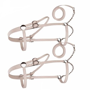 Brida Ajustable de Cuero Blanco con Doble Costura para Caballo de Tiro, bhy ARMANDIOUS INDUSTRIES - Product Image 4