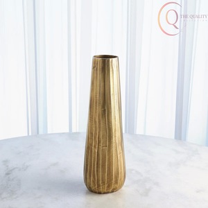 Vase de table en métal fait main de luxe avec un design contemporain, léger et robuste, pour la maison et la restauration - Product Image 2