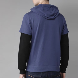 Sudadera con Capucha de Invierno para Hombre de la Mejor Calidad, con Bolsillo Canguro, Forro Polar, Impermeable, Básica, Mezcla de Algodón, Informal, Corte Regular, Larga - Product Image 2