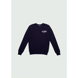 Alta calidad OEM invierno hombres pulóver liso teñido felpa en blanco Jogger blanco cuello redondo algodón personalizado sudadera al por mayor - Product Image 3