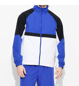 เสื้อแจ็คเก็ตกันลมสองสีคอตั้งและกางเกงขาสั้นแนวสตรีทแบบอเมริกันใช้ได้ทั้งชายและหญิงเสื้อกันลมแบบหลวมและอินเทรนด์ - Product Image 4