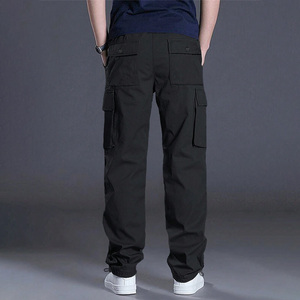 Pantalones de trabajo de carga para hombre de alta resistencia con impresión de logotipo personalizado Pantalones multibolsillo duraderos para actividades diarias y al aire libre - Product Image 4
