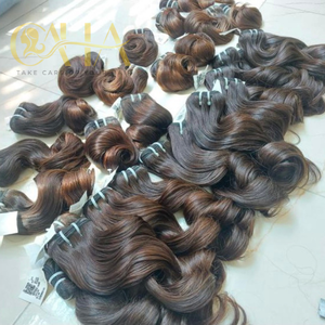 100% Funmi Wavy Trending Bouncy Natural Color Extensions de cheveux humains vietnamiens pour perruque de femmes noires - Product Image 1