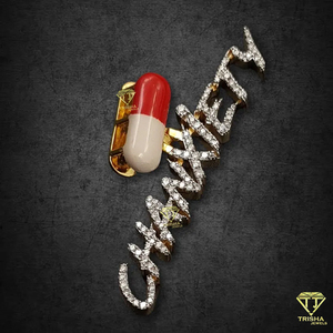 Alta calidad 925 plata esterlina Hip Hop VVS Moissanite diamante letra colgante para hombres chapado en oro-para fiestas regalos GIA - Product Image 3