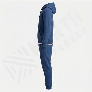 Ensemble de survêtement pour homme, tissu respirant confortable, survêtement surdimensionné, vêtements de jogging d'entraînement, ensemble athlétique, couleur personnalisée - Product Image 3