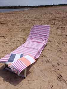 Nouvelle serviette Saray Peshtemal à motif cils en coton turc, tissée, écologique, 100x180cm, séchage rapide, pour plage, sauna, piscine - Product Image 5