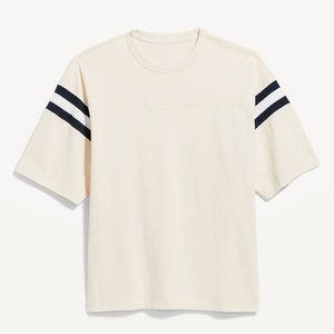 Camiseta de Algodón Grueso para Hombre, Diseño de Logotipo Personalizado de Alta Calidad, Ropa Lisa, Camisetas Holgadas para Hombre - Product Image 3