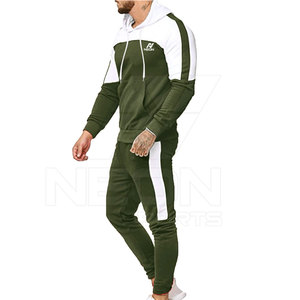 บริการ OEM ชุดวอร์มผู้ชายราคาถูก ขายดีที่สุด ทรงปกติ ดีไซน์ใหม่ทันสมัย ชุดวอร์มผู้ชายแบบเรียบ ผ้าฝ้าย 100% - Product Image 2