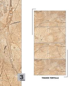 Azulejo de porcelana brillante elegante 600x1200 Mm para decoración de interiores Superficie Lisa Acabado duradero y resistente al agua - Product Image 2