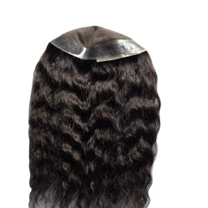 100% Topper de cabello humano para mujeres Ladies Taz Hair Mono Topper importado de Bangladesh - Product Image 3