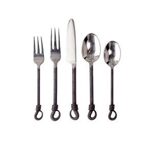 Cuillères de service en acier inoxydable, acier inoxydable, service de restauration en vrac, poli miroir, argenterie, mariage haut de gamme, couverts Royal de luxe 2023 - Product Image 5