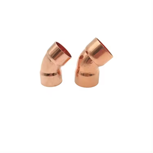 Raccords en cuivre à surface lisse de l'exportateur indien nouvellement arrivés Plomberie personnalisée Soudage CVC Cuivre pur à vendre - Product Image 3