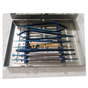 Ensemble de 6 instruments chirurgicaux de micro-chirurgie dentaire en acier inoxydable de qualité A + réutilisable fabriqué par Wenquar INT'L - Product Image 5