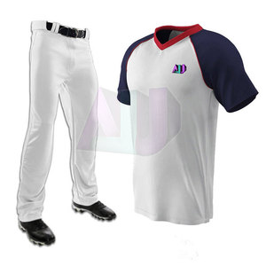Uniforme de Béisbol Profesional, Talla Grande, Ligero, 100% Poliéster, Ajuste Flexible, Construcción Duradera para Equipos - Product Image 1